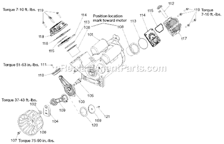 Page A Diagram and Parts List for 919-72550 Type 0 Black and Decker Compressor